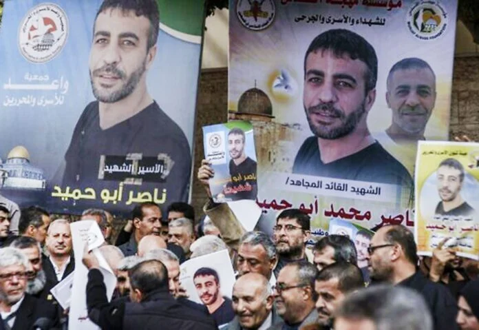 PALESTINIAN-ISRAEL-CONFLICT-PRISONERS-DEMO