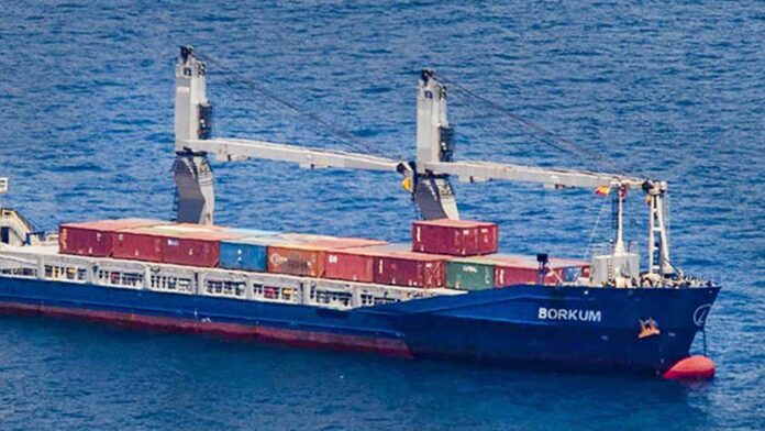 ship in the ocean