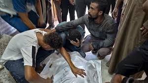 1. Among the dead were 11 members of a family, including two children, after an airstrike hit their home in Khan Younis.