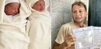 স্ত্রীসহ ৩ দিন বয়সী যমজ শিশু হারিয়ে পাগলপ্রায় ফিলিস্তিনি বাবা