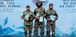 ১২টি দেশের সেনাদের পিছনে ফেলে পর্বতারোহণে প্রথম আফগান সেনা