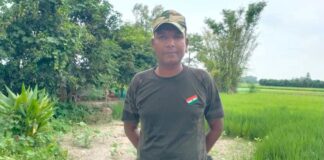 অবৈধ অনুপ্রবেশ কালে বাংলাদেশ সীমান্তে আটক বিএসএফ সদস্য