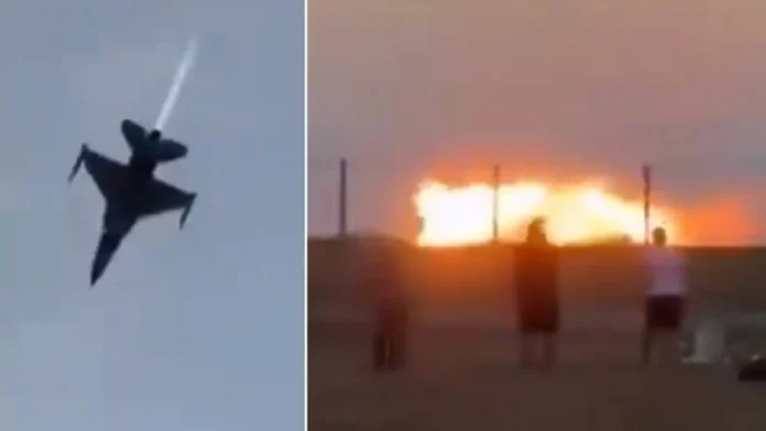 পোল্যান্ডে মহড়ার সময় যুক্তরাষ্ট্রের তৈরী এফ-১৬ যুদ্ধবিমান বিধ্বস্ত, পাইলটের মৃত্যু-1 copy