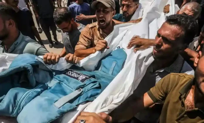 বর্বর ইসরায়েলি হামলায় ছয় সাংবাদিকসহ ৮৯ ফিলিস্তিনি নিহত-1 copy