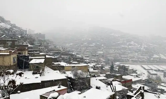 First winter snowfall blankets Kabul copy
