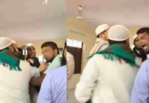 ভিডিও || মাদরাসায় প্রবেশ করে খেলাফত মজলিসের কর্মীদের উপর বিএনপির হামলা