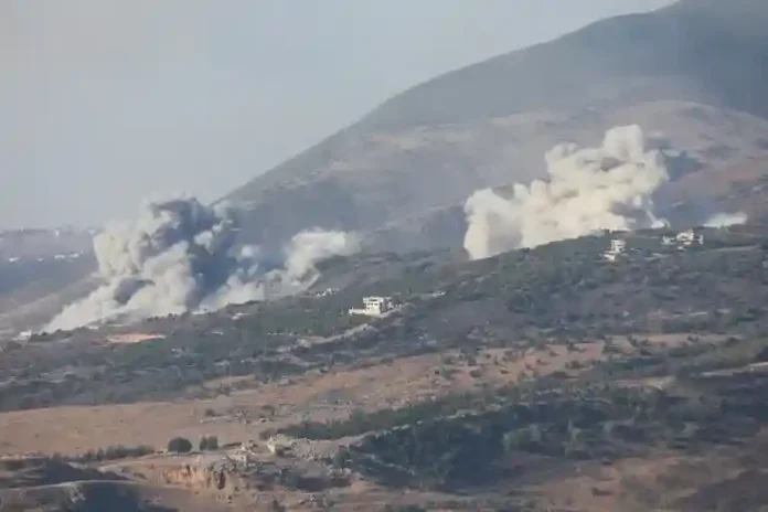 Israel bombs Lebanon-Syria border, kills four people copy