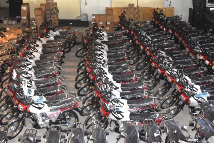 Distribution of 150 Motorcycles to the Border Forces of the 207 Al-Faruq Corps Army copy