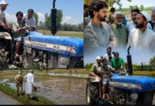 দখলদার ভারত কর্তৃক কৃষিজমি দখলের বিরুদ্ধে অধিকৃত কাশ্মীরের পুলওয়ামা জেলায় কৃষকদের তীব্র বিক্ষোভ