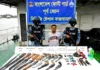 কক্সবাজারের গহিন পাহাড়ে অস্ত্র তৈরির কারখানায় অভিযান, আটক ১