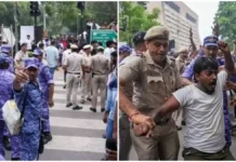 ভারতে শিক্ষা ব্যবস্থায় দুর্নীতির প্রতিবাদে রাজধানী নয়াদিল্লিতে হাজার হাজার শিক্ষার্থীর বিক্ষোভ, পুলিশের কঠোর দমন-পীড়ন